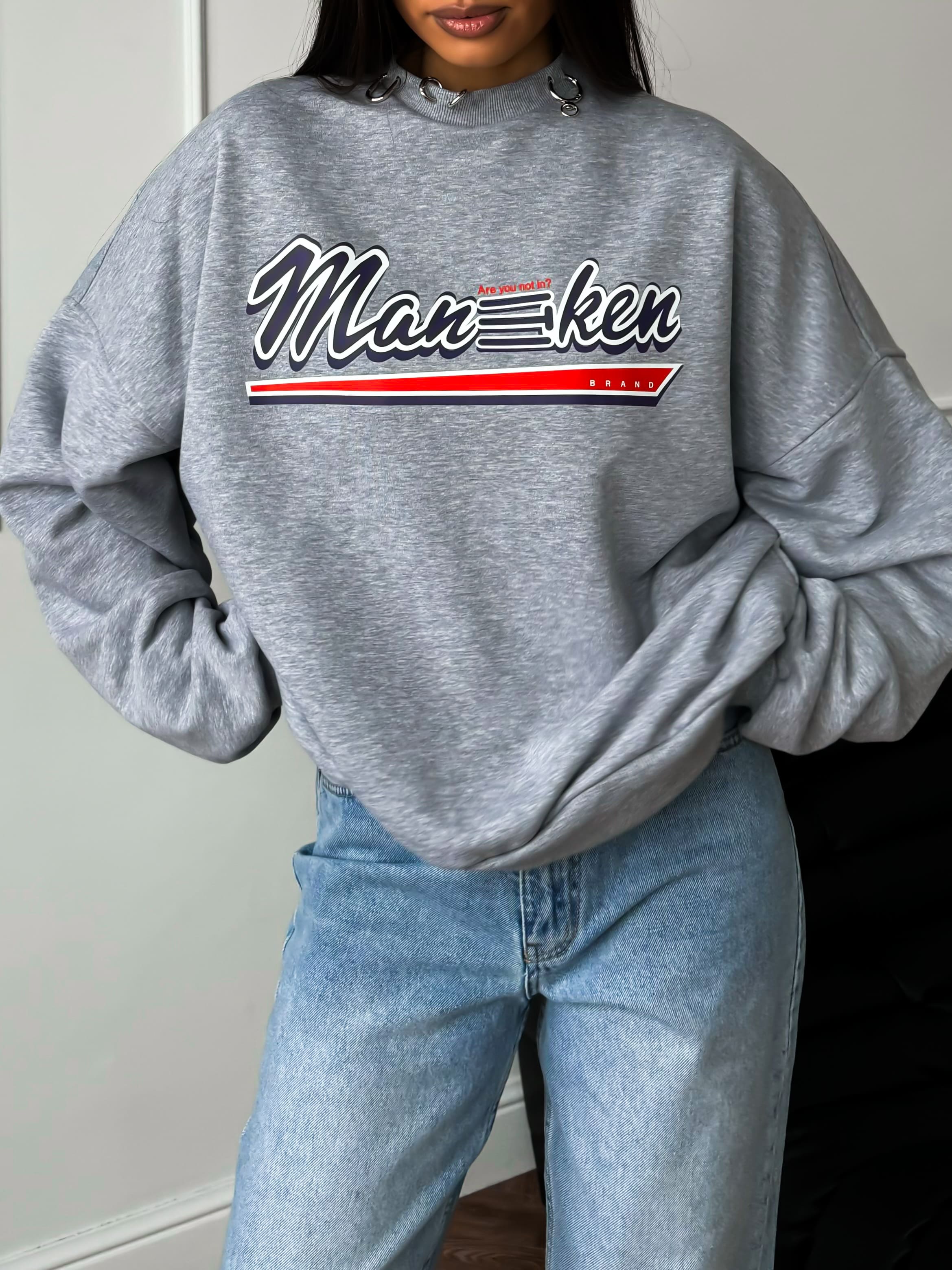 Sweatshirt Retro Melange