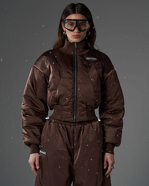 БОМБЕР “WARM WALK” | ШОКОЛАД