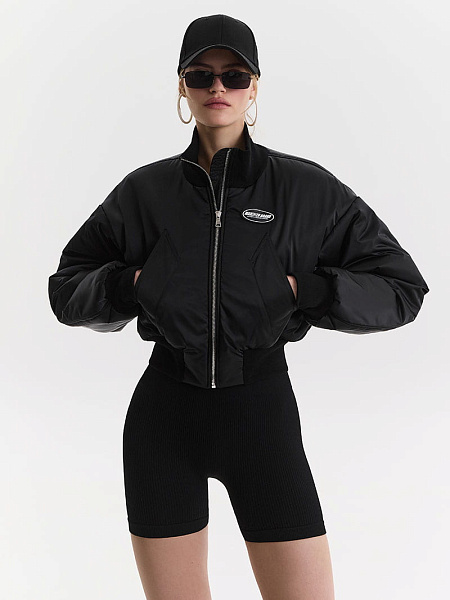 БОМБЕР “WARM WALK” | ЧЕРНЫЙ